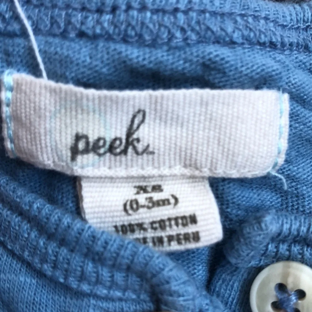 Peek Collection Baby Boy Romper, 3 Months